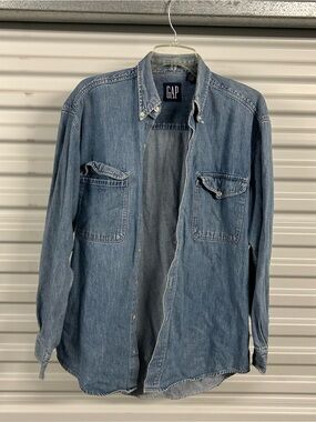 GAP Light Blue Denim Shirt Jacket